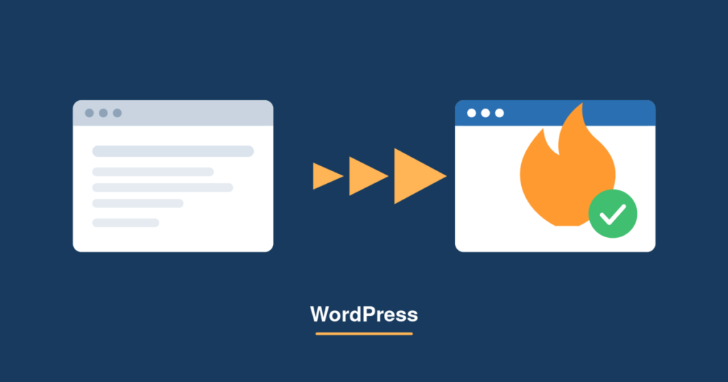 Eine Website zieht vom bisherigen Anbieter zu FireStorm Hosting